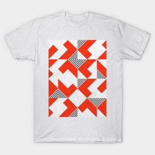 Marble Red Blocks T-Shirt